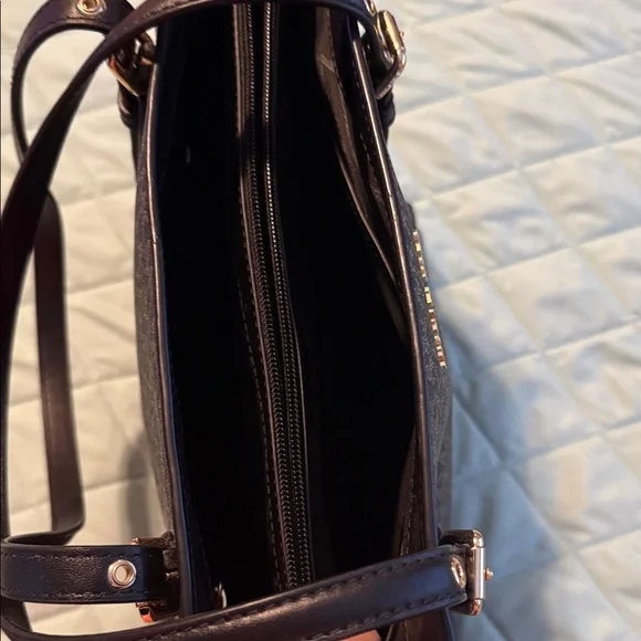 Michael Kors Black and Tan Signature Tote - Picture 2 of 5